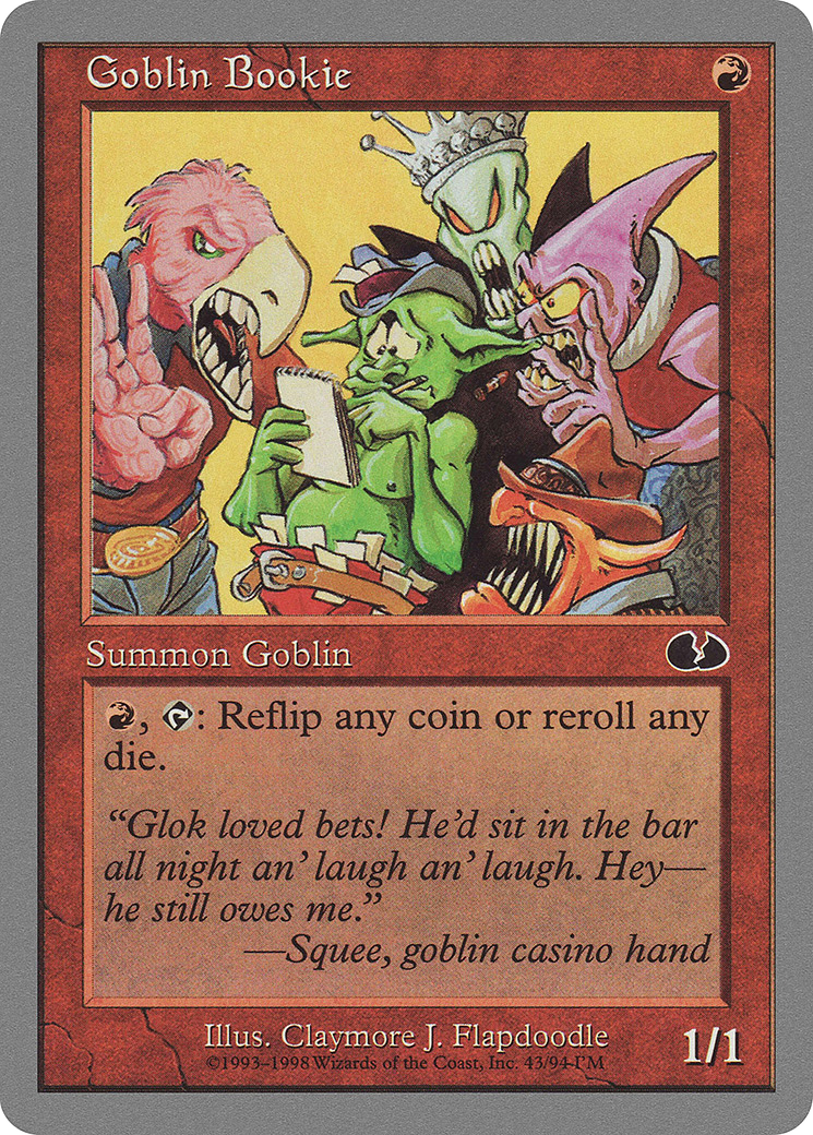 Goblin Bookie (043) - Unglued