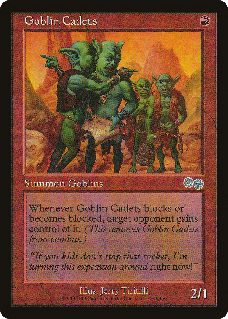 Goblin Cadets (189) - Urza's Saga