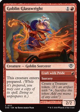 Goblin Glasswright // Craft with Pride (117) Foil - Secrets of Strixhaven