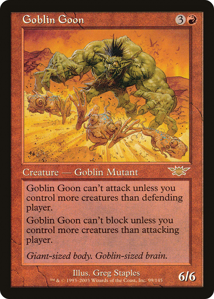 Goblin Goon (099) Foil - Legions