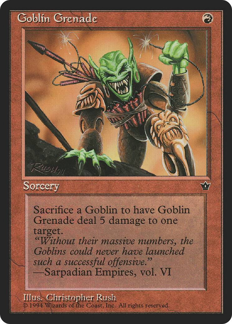 Goblin Grenade (c) - Fallen Empires