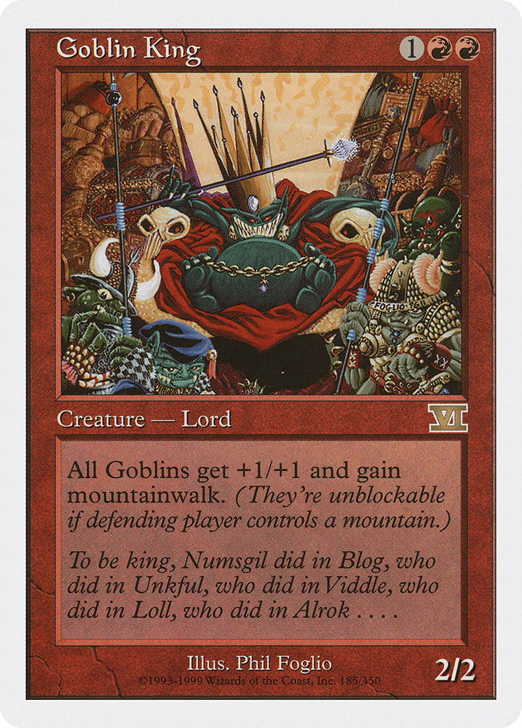 Goblin King (185) - Classic Sixth Edition