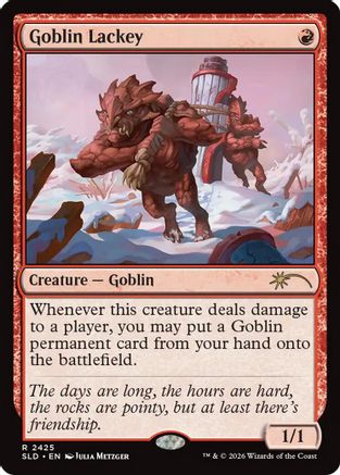 Goblin Lackey (2425) - Secret Lair Drop Series