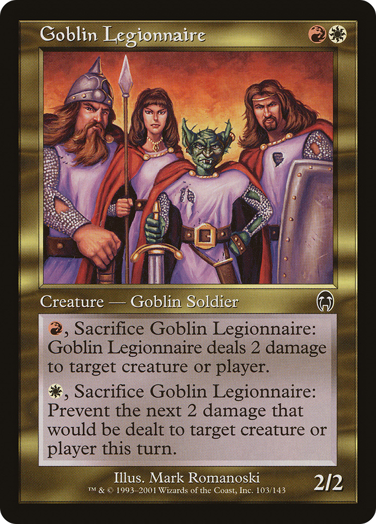 Goblin Legionnaire (103) Foil - Apocalypse