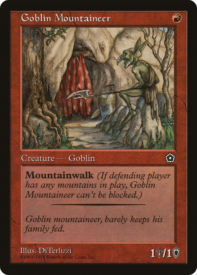 Goblin Mountaineer - Portal Second Age