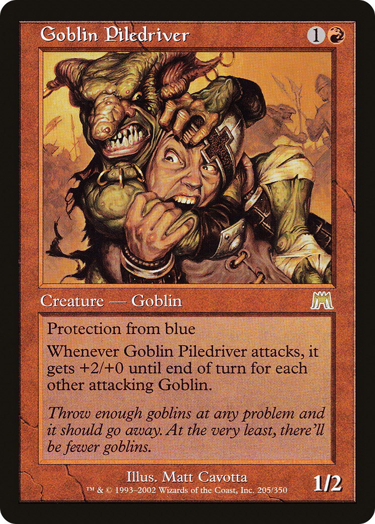 Goblin Piledriver (205) Foil - Onslaught