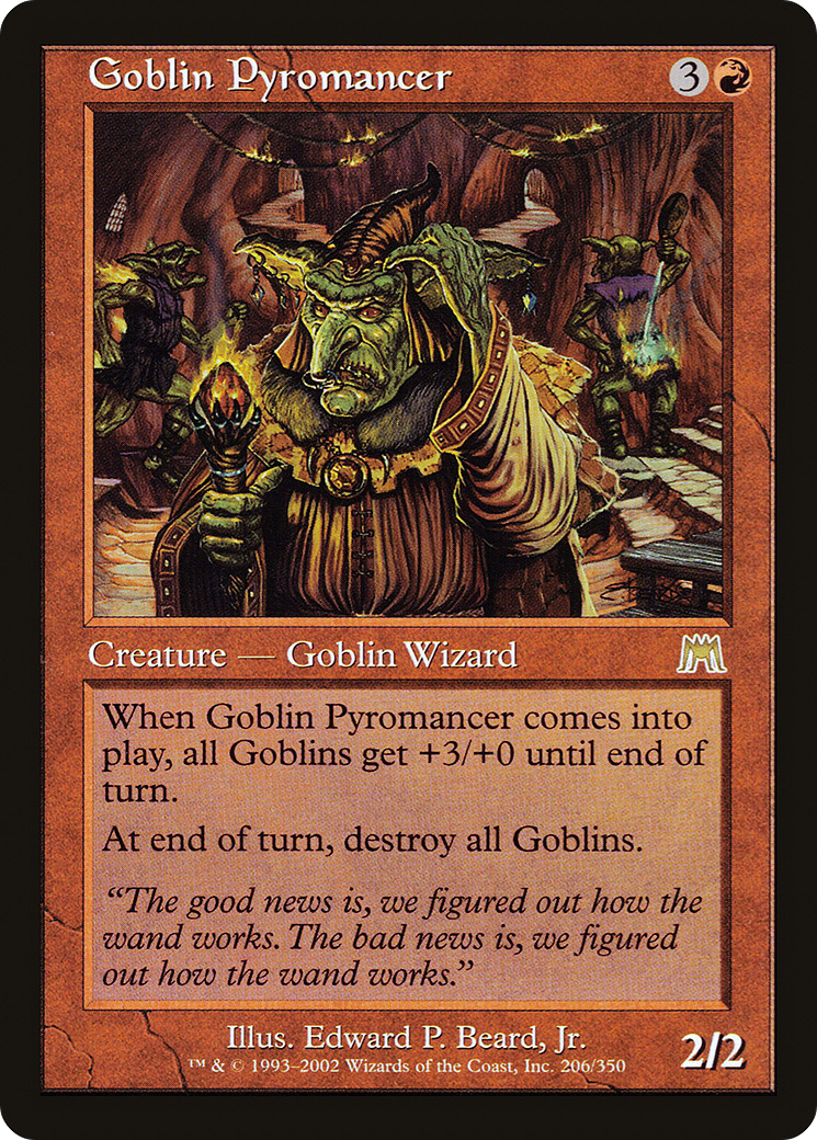 Goblin Pyromancer (206) Foil - Onslaught