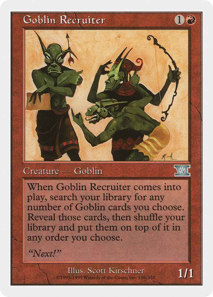 Goblin Recruiter (186) - Classic Sixth Edition