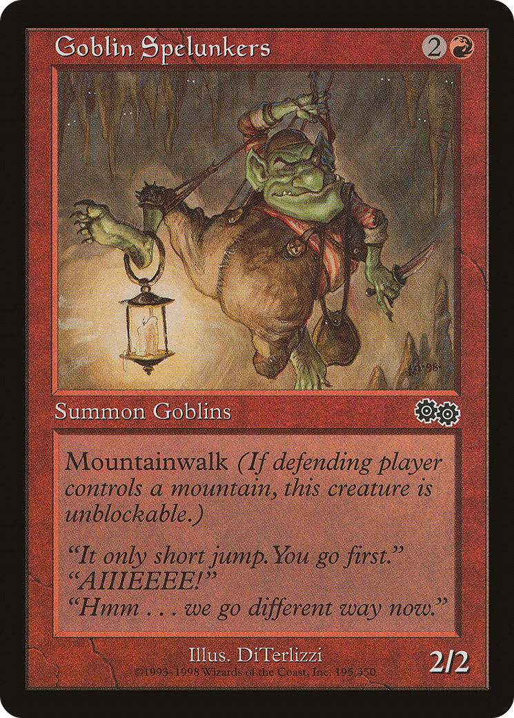 Goblin Spelunkers (195) - Urza's Saga