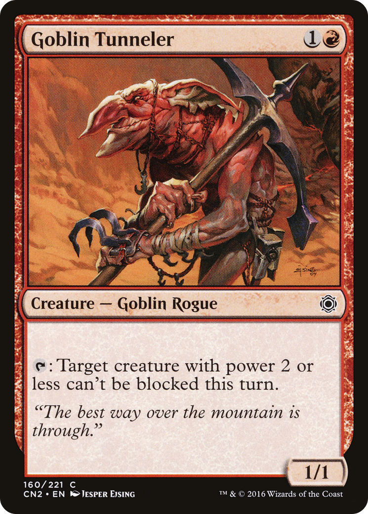 Goblin Tunneler (160) Foil - Conspiracy: Take the Crown