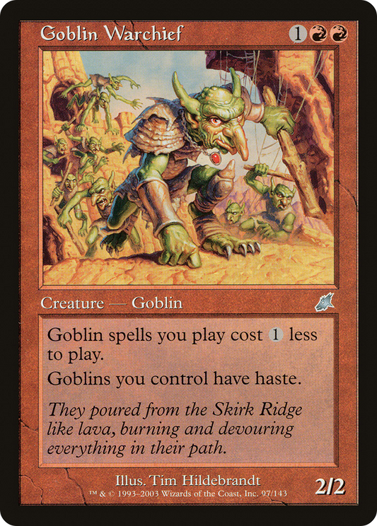 Goblin Warchief (097) - Scourge