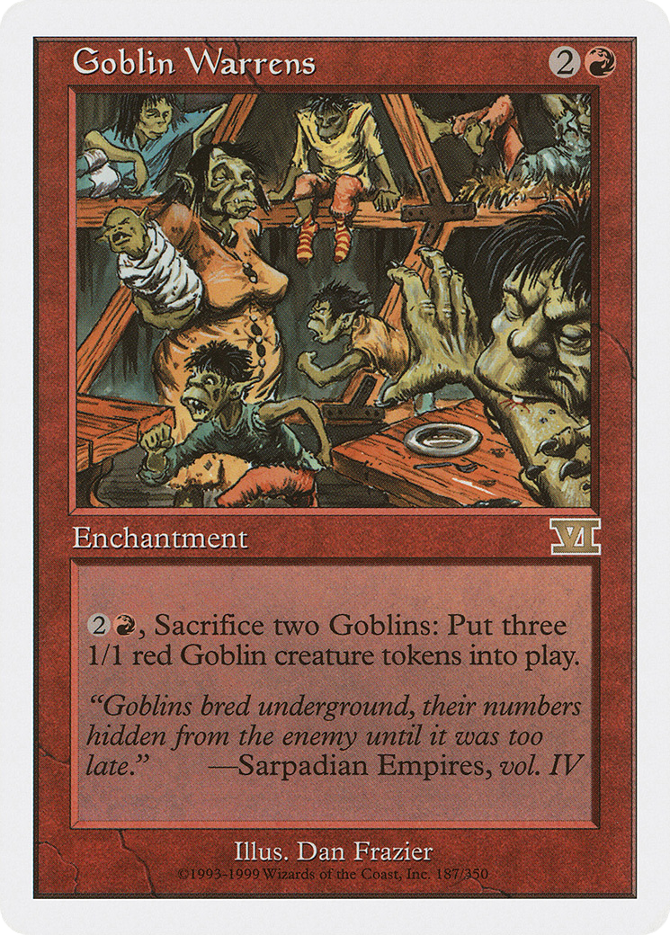Goblin Warrens (187) - Classic Sixth Edition