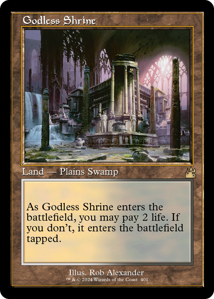 Godless Shrine (Retro) (401) Foil - Ravnica Remastered