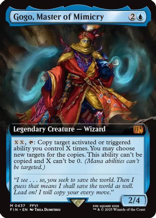 Gogo, Master of Mimicry (Extended Art) (437) Foil - FINAL FANTASY