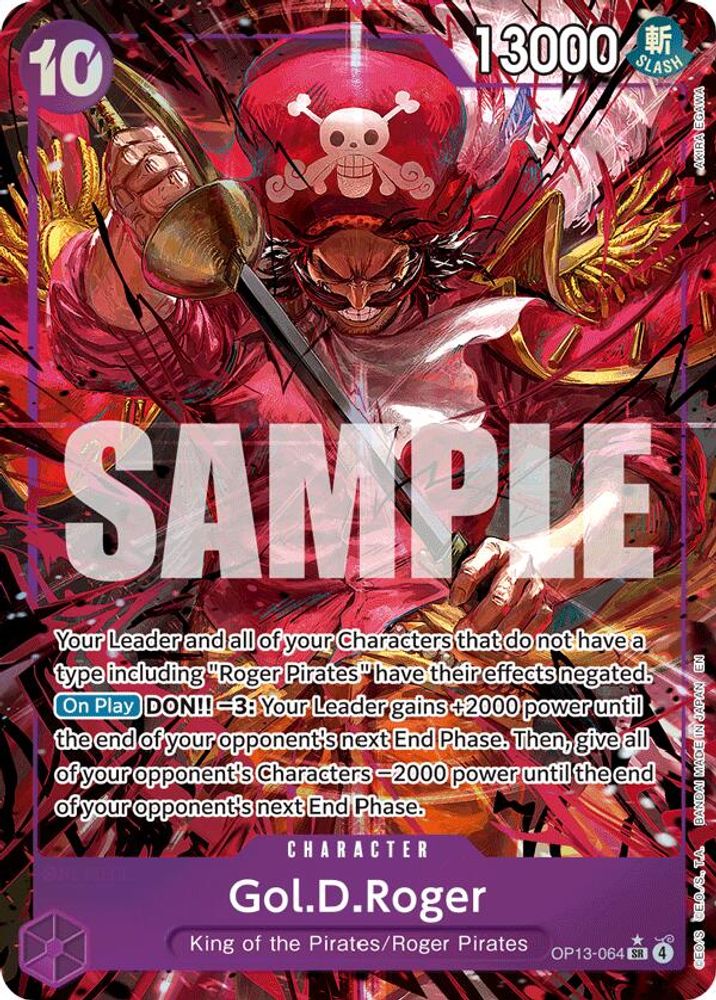 Gol.D.Roger (Alternate Art) (OP13-064) Foil