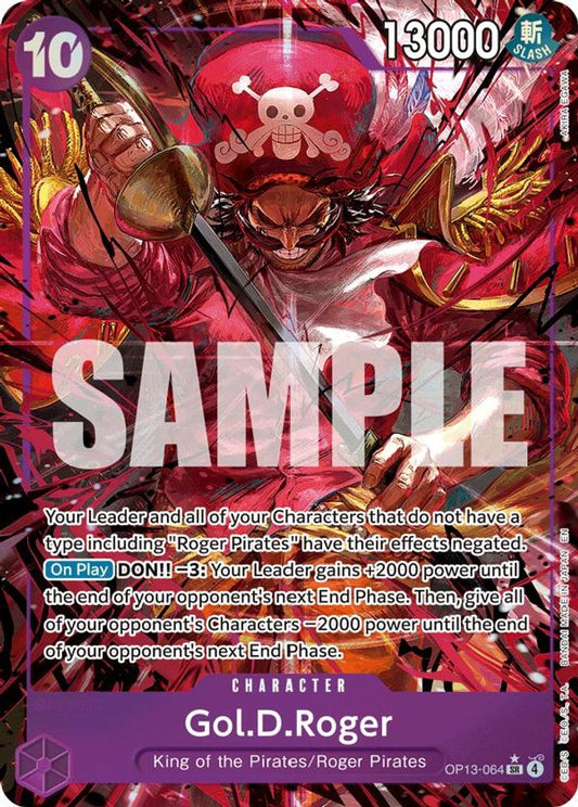 Gol.D.Roger (Alternate Art) (OP13-064) Foil