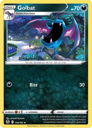Golbat (104) - Silver Tempest