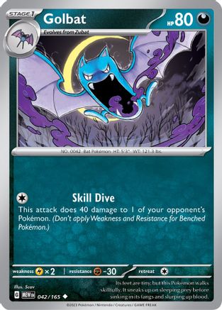 Golbat (42) Reverse Holofoil - 151