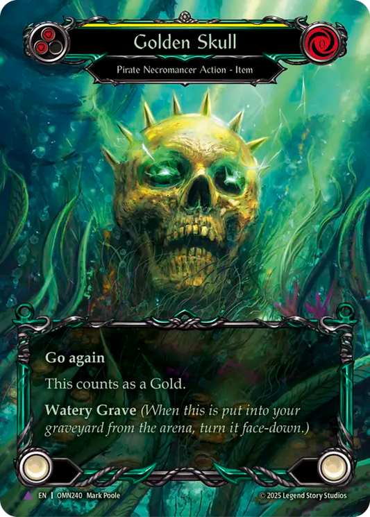 Golden Skull (Marvel) (OMN240) Cold Foil - Omens of the Third Age