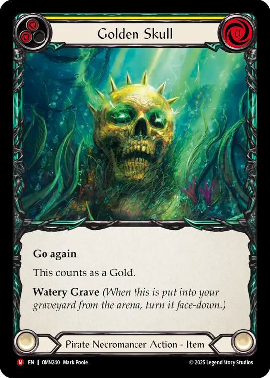 Golden Skull (OMN240) - Omens of the Third Age