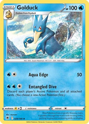 Golduck (29) Reverse Holofoil - Astral Radiance