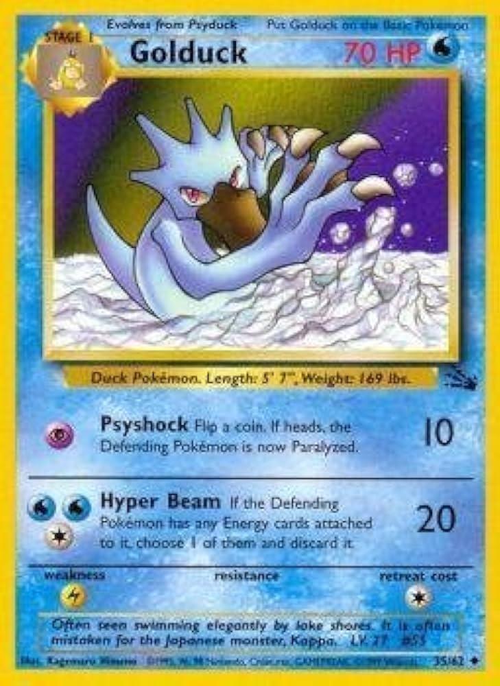 Golduck (35) (Unlimited) - Fossil