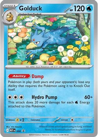 Golduck (8) Holofoil - Black Star Promos