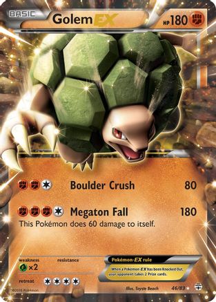 Golem EX (46) Holofoil - Generations