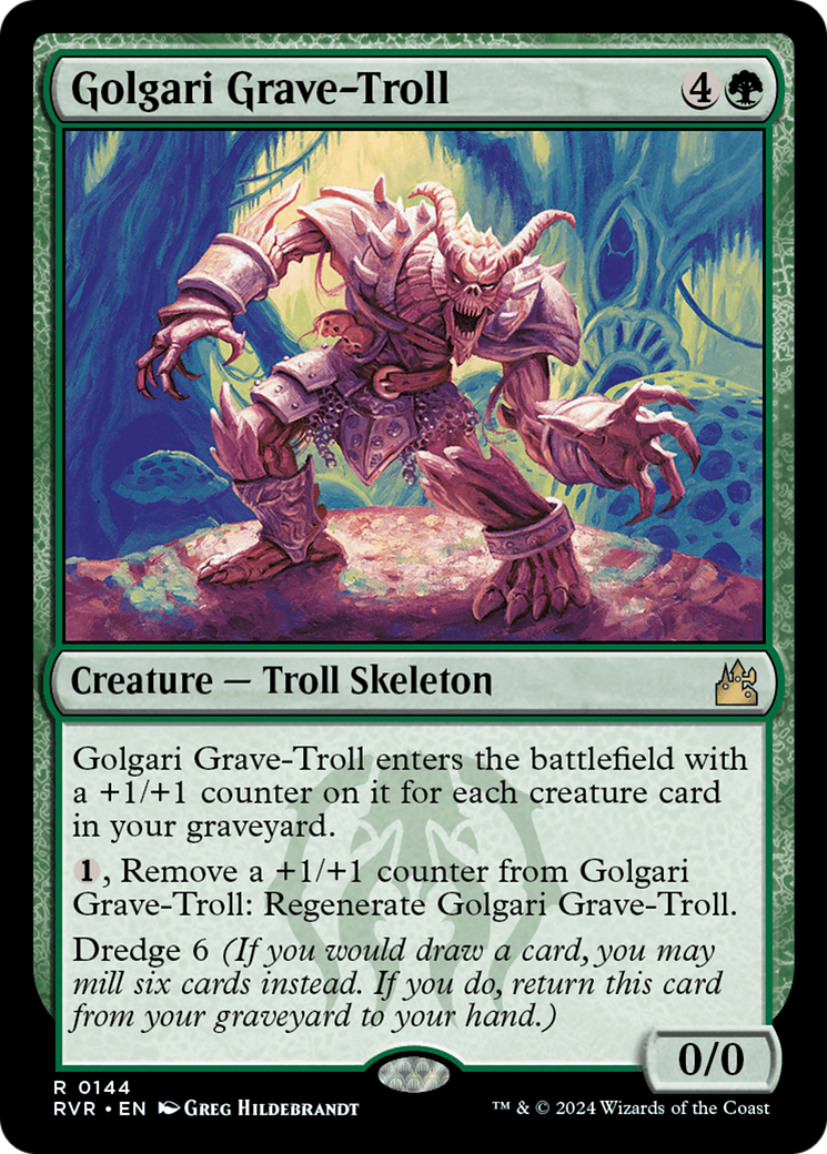 Golgari Grave-Troll (144) Foil - Ravnica Remastered