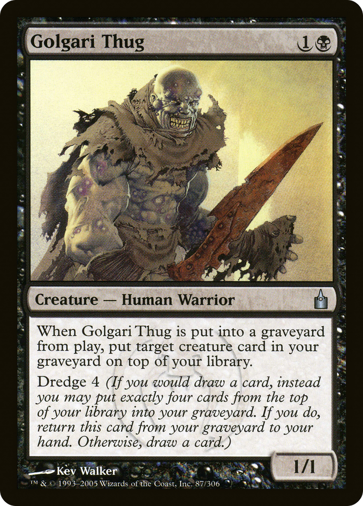 Golgari Thug (087) Foil - Ravnica: City of Guilds