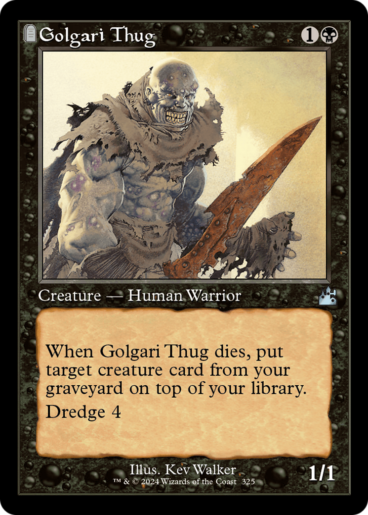 Golgari Thug (Retro) (325) Foil - Ravnica Remastered
