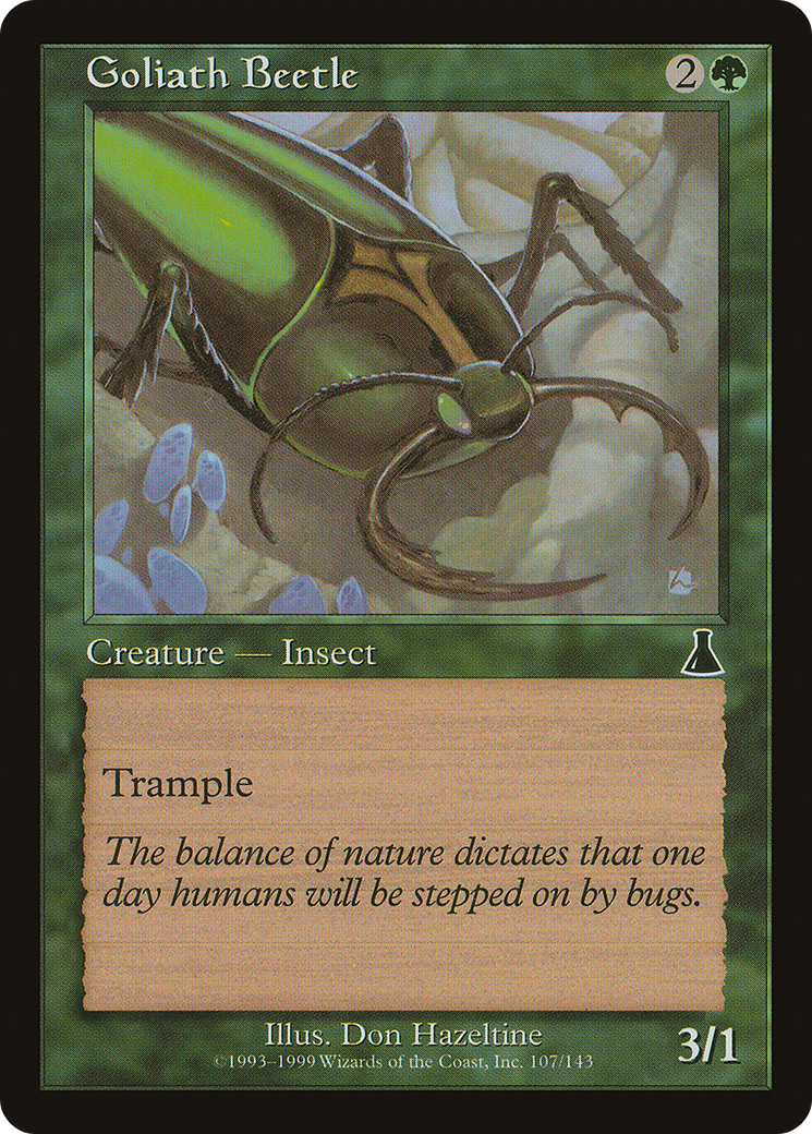 Goliath Beetle (107) - Urza's Destiny