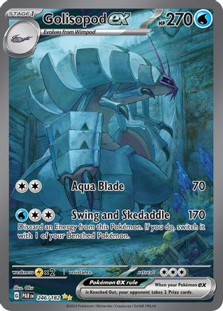 Golisopod ex (Alternate Full Art) (246) Holofoil - Paradox Rift