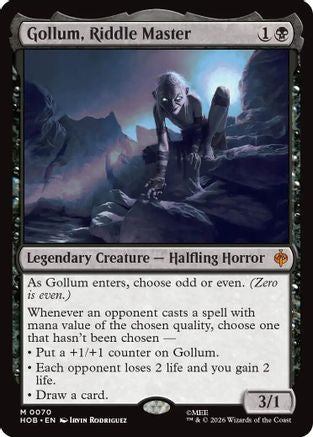 Gollum, Riddle Master (070) Foil - The Hobbit