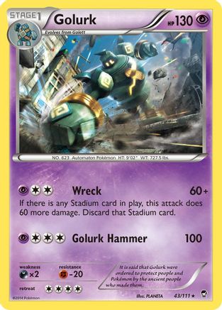 Golurk (43) - Furious Fists
