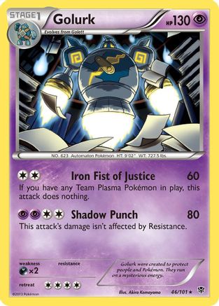 Golurk (46) Holofoil - Plasma Blast