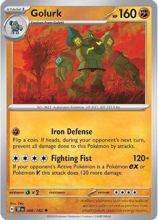 Golurk (88) Reverse Holofoil - Temporal Forces