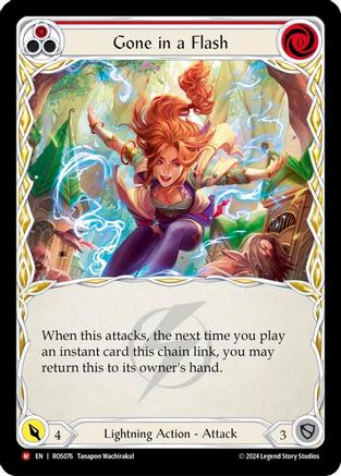 Gone in a Flash (ROS076) Rainbow Foil - Rosetta