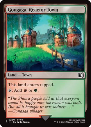 Gongaga, Reactor Town (280) Foil - FINAL FANTASY