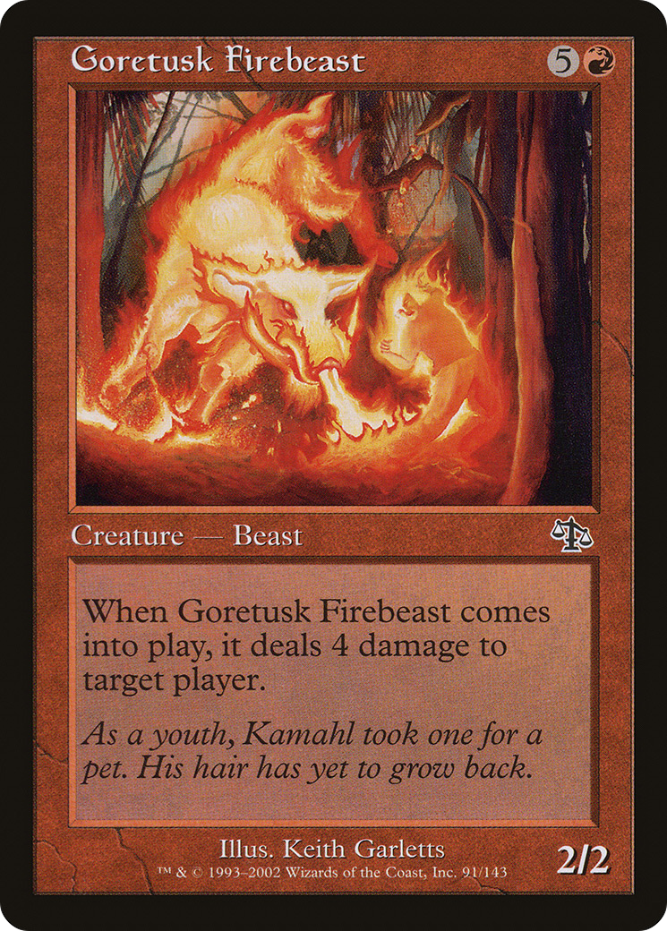 Goretusk Firebeast (091) - Judgment