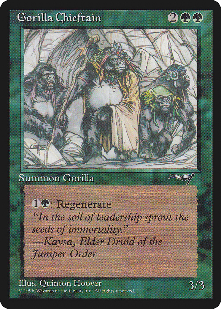 Gorilla Chieftain (b) - Alliances