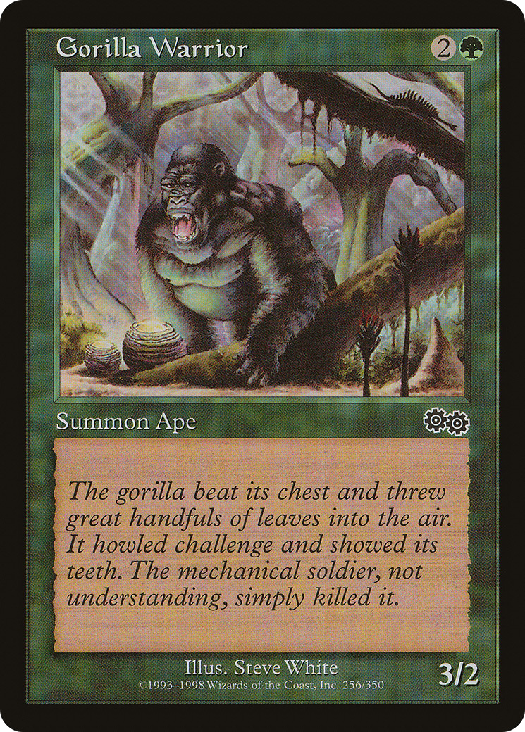 Gorilla Warrior (256) - Urza's Saga