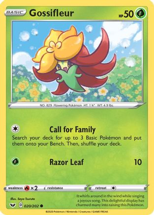 Gossifleur (20) Reverse Holofoil - Sword & Shield