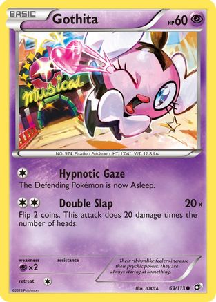 Gothita (69) Reverse Holofoil - Legendary Treasures