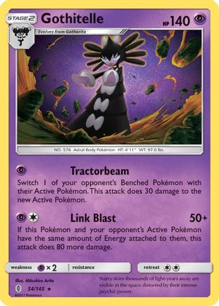 Gothitelle (54) Reverse Holofoil - Guardians Rising