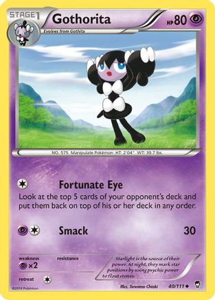 Gothorita (40) Reverse Holofoil - Furious Fists