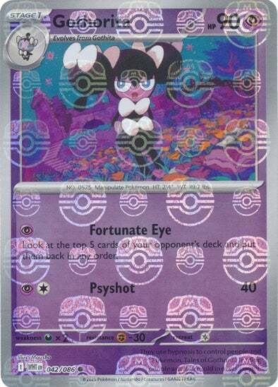 Gothorita (Master Ball Pattern) (42) Reverse Holofoil - White Flare