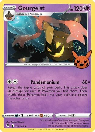 Gourgeist (77) Holofoil - Trick or Trade BOOster Bundle