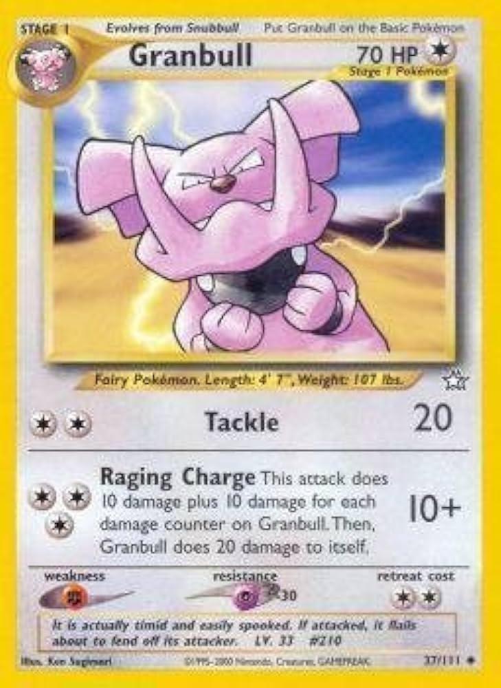 Granbull (37) (Unlimited) - Neo Genesis