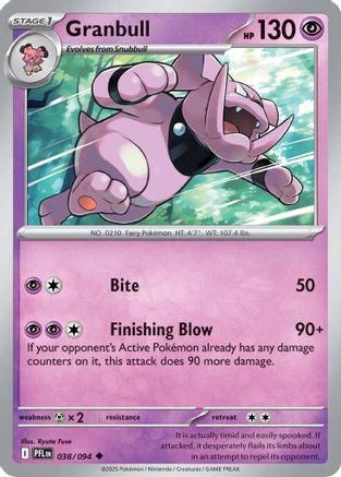 Granbull (38) - Phantasmal Flames
